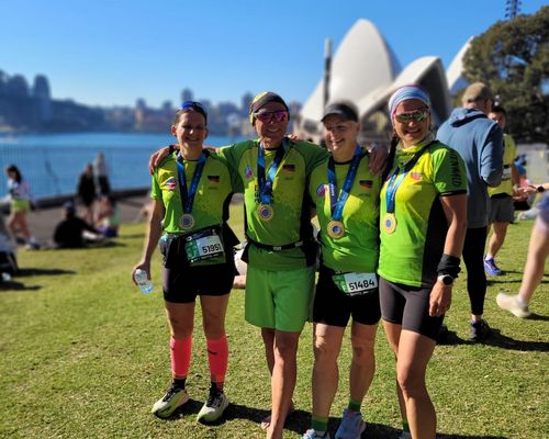 Marathon-Major Sterne sammeln in Down Under