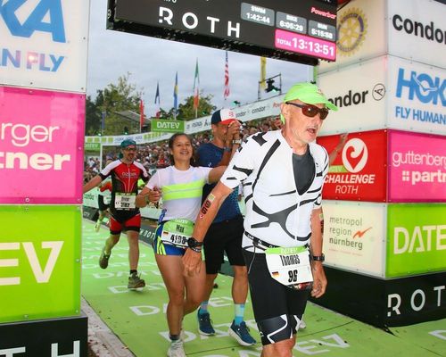 Unsere Tri-Athleten Katrin und Thomas starteten bei der Challenge Roth 