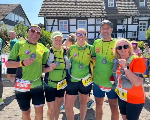 Treppchenplätze beim Monschau Ultra-Marathon