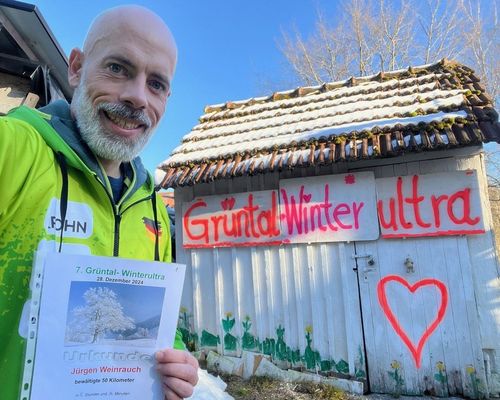 12 Ultras in 12 Monaten!  Jürgen Weinrauch war im vergangen Jahr ganz schön viel unterwegs!